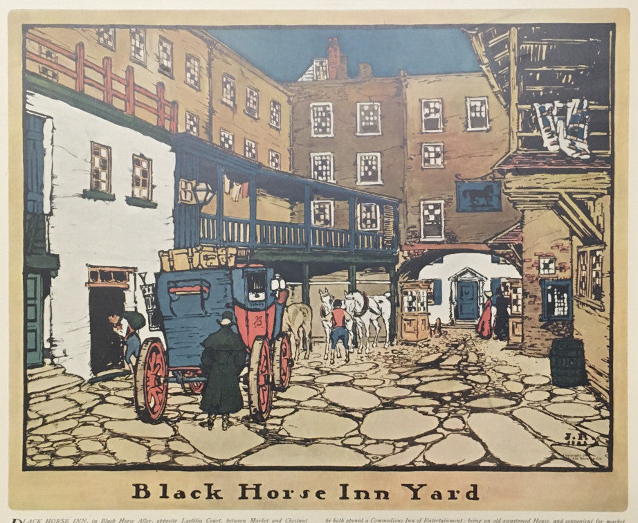 Preston, James  “Black Horse Inn Yard.”