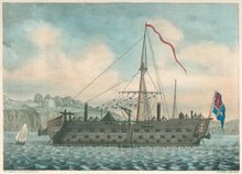 Load image into Gallery viewer, Alkin, M. &quot;Prison Ship Saratoga off Darthmouth.&quot; [Nova Scotia, Canada]
