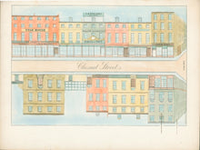 Load image into Gallery viewer, Rae, Julio H. Plate 12.  [South side of Chestnut Street, at top, from the middle of the 700 block to the corner of Eighth Street] color
