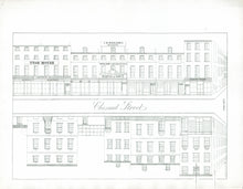 Load image into Gallery viewer, Rae, Julio H. Plate 12.  [South side of Chestnut Street, at top, from the middle of the 700 block to the corner of Eighth Street]
