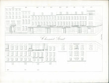Load image into Gallery viewer, Rae, Julio H. Plate 15.  [North side of Chestnut Street, at top, from the corner of Ninth Street to the middle of  the block]
