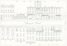 Load image into Gallery viewer, Rae, Julio H. Plate 16.  [South side of Chestnut Street, at top, from the middle of the 900 block to the corner of Tenth Street]
