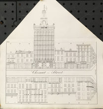 Load image into Gallery viewer, Rae, Julio H. Plate 3.  [South side of Chestnut Street, at top, from the middle of the 200 block to corner of Third Street]
