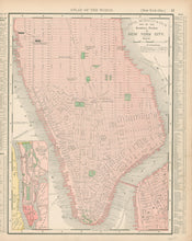 Load image into Gallery viewer, Rand McNally.  “New York City.”  [With map of Brooklyn on verso].
