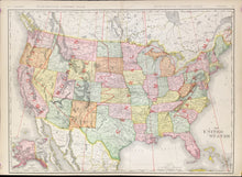 Load image into Gallery viewer, Rand McNally “The United States.”  [Railroad Time Zones]
