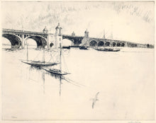 Load image into Gallery viewer, Roche, M. Paul &quot;Hanover Street Bridge” [Spanning North West Harbor and the Patapsco River, the lower arms of the inner harbor]
