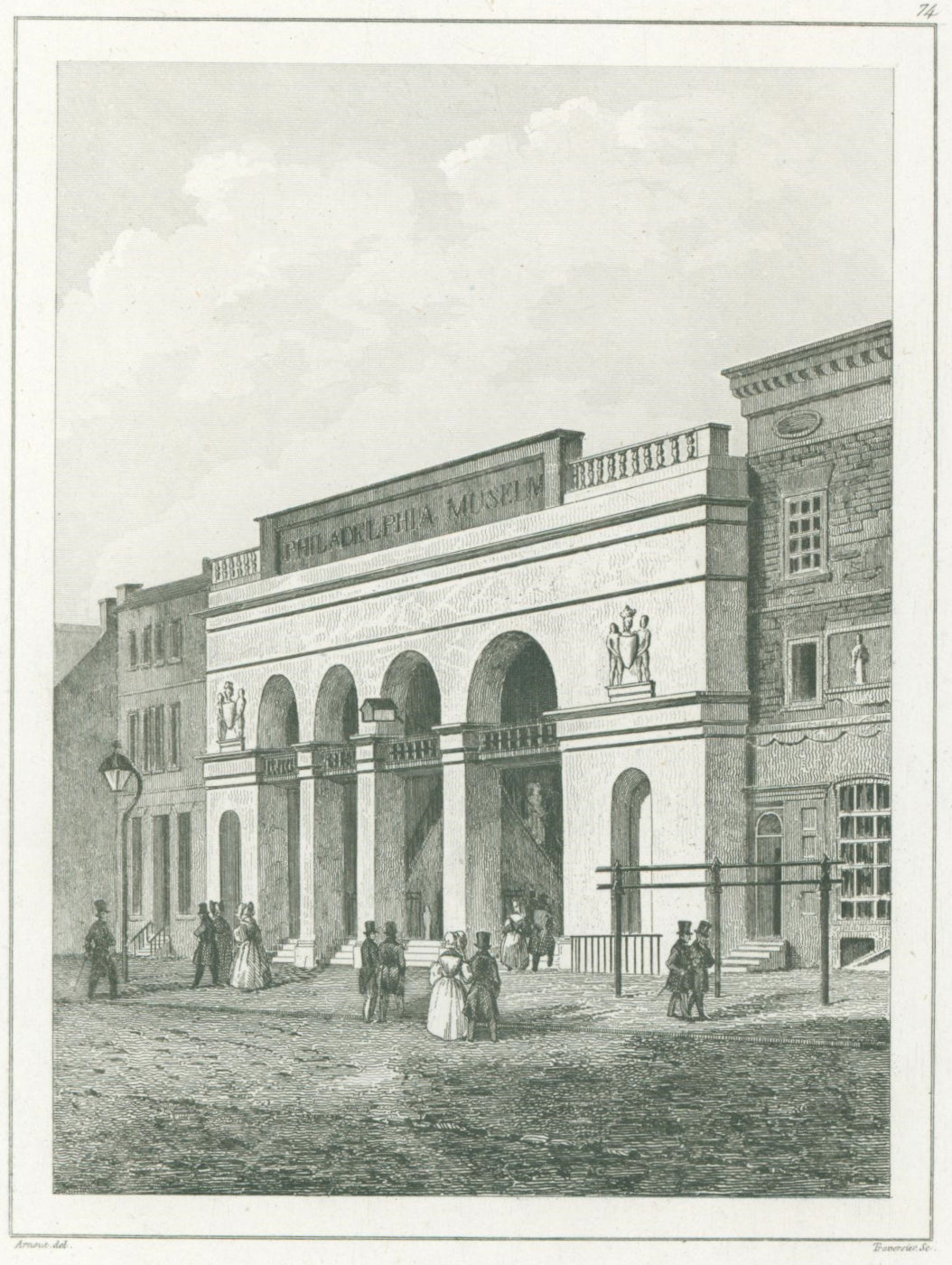 Arnout  “Museum de Philadelphie”  From Jean B.G. Roux de Rochelle’s 