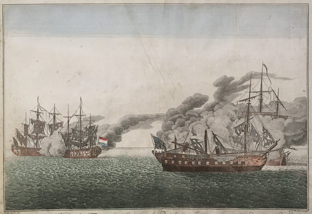 Rooland, A. “De Schlagt tussen de Hollandse Fregatte…en de Engelse Fregatte…den 30 May 1781 op de Hoogale van de Caap St. Marie geschiet is.”