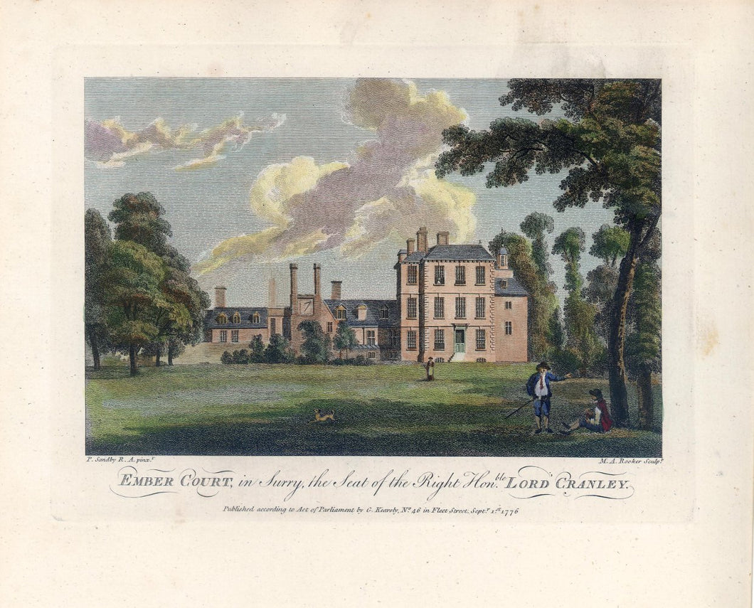 Sandby, Paul. “Ember Court, in Surrey, the Seat of the Right Hon. Lord Cranley.”