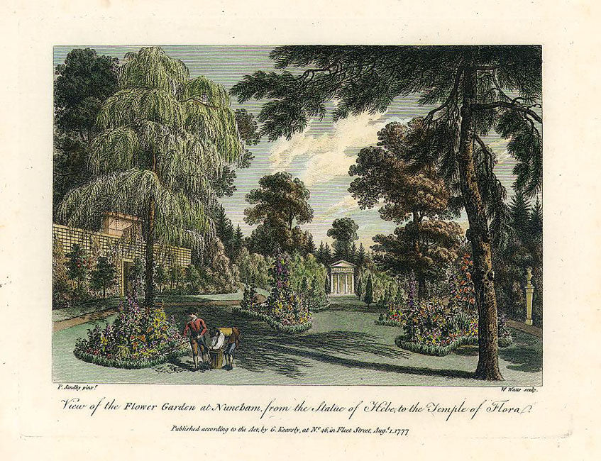 Sandby, Paul. “View of the Flower Garden at Nuneham, from the Statue of Hebe, to the Temple of Flora.”