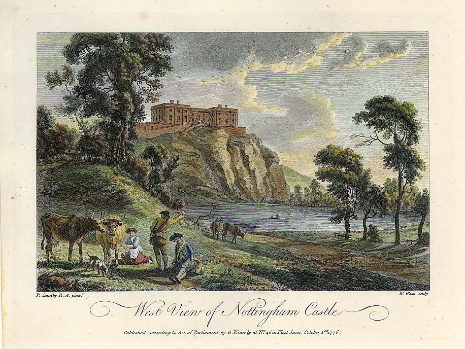 Sandby, Paul. “West View of Nottingham Castle.”