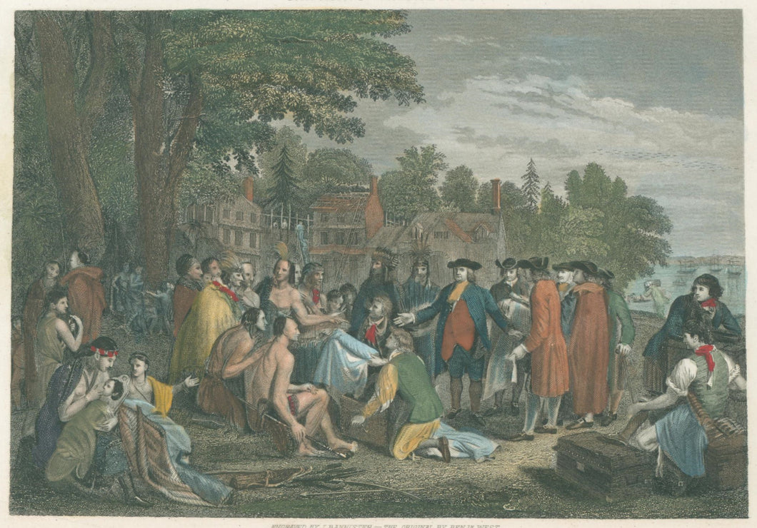 West, Benjamin.  “William Penn’s Treaty with the Indians, 1682.”