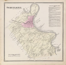 Load image into Gallery viewer, Witmer, A.R.  “Schuylkill.” From &quot;Atlas of Chester County&quot;
