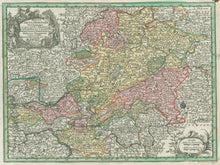 Load image into Gallery viewer, Seutter, Carl Albrecht &amp; Georg Matthäus &quot;Mappa Circuli Rhenani Superioris ...&quot; [Upper Rhine]
