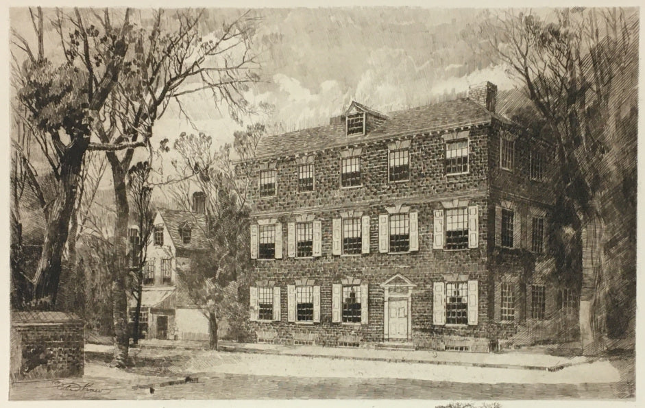 Shaw, Robert  “The House in which the Declaration of Independence was Written.”  [Seventh and Market Streets, Philadelphia]