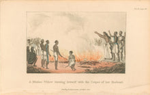 Load image into Gallery viewer, Shoberl, Frederic.  &quot;A Hindoo Widow burning herself with the Corpse of her Husband.&quot;

