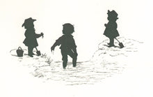Load image into Gallery viewer, Hinds, Helen Maria  [August].  From Silhouettes And Songs, Illustrative of the Months.
