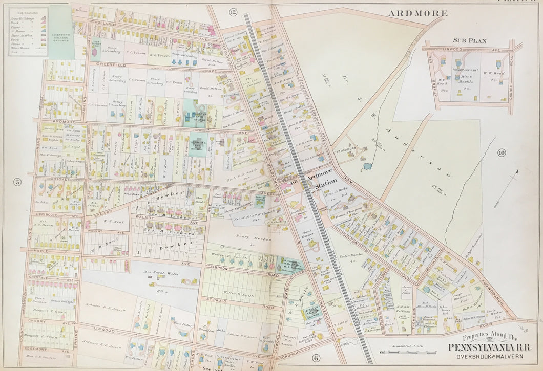 Smith, E.V.  [Ardmore Station Area]. Plate 11.