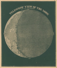 Load image into Gallery viewer, Smith, Asa.  “Telescopic View of the Moon.”  Plate 33.
