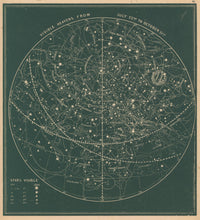 Load image into Gallery viewer, Smith, Asa.  “Visible Heavens From July 22nd to October 31st .”  Plate 63.
