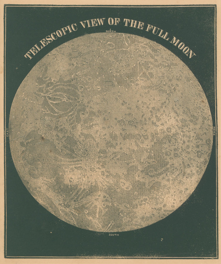 Smith, Asa.  “Telescopic View of the Full Moon.”