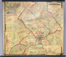 Load image into Gallery viewer, Stone, C.K. &amp; A. Pomeroy  “Map of the Vicinity of Philadelphia”
