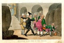 Load image into Gallery viewer, Rowlandson, Thomas &quot;Dr. Syntax Made Free of the Cellar&quot;
