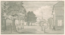 Load image into Gallery viewer, Thackara, James, attr.  “A View of the New Market from the Corner of Shippen &amp; Second-Streets Philad’a. 1787&quot;
