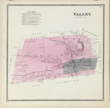 Load image into Gallery viewer, Witmer, A.R.  “Valley.” From &quot;Atlas of Chester County&quot;
