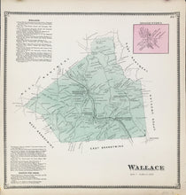 Load image into Gallery viewer, Witmer, A.R.  “Wallace, Moorestown.” From &quot;Atlas of Chester County&quot;
