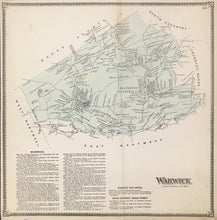 Load image into Gallery viewer, Witmer, A.R.  “Warwick.” From &quot;Atlas of Chester County&quot;
