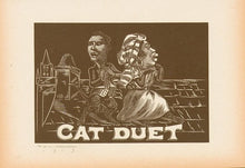 Load image into Gallery viewer, Washington, Earl M., attributed &quot;Cat Duet&quot;
