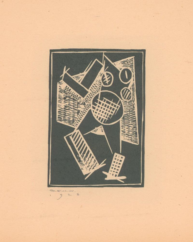 Attributed to Varvara Stepanova (1894-1958). [Abstract Nude