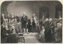 Load image into Gallery viewer, Matteson, Tompkins Harrison &quot;Washington Delivering His Inaugural Address  April 1789, in the old City Hall, New-York&quot;
