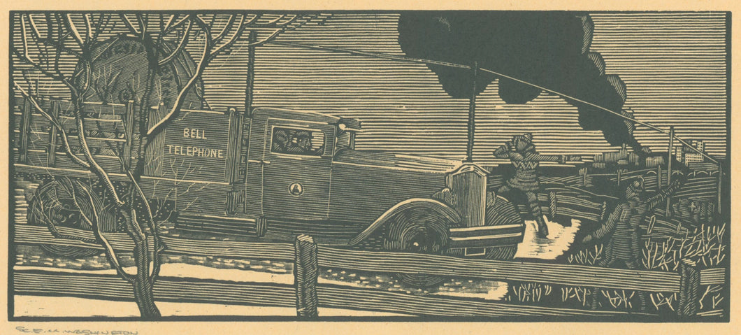 Washington, Earl M., attributed [Bell Telephone Truck]