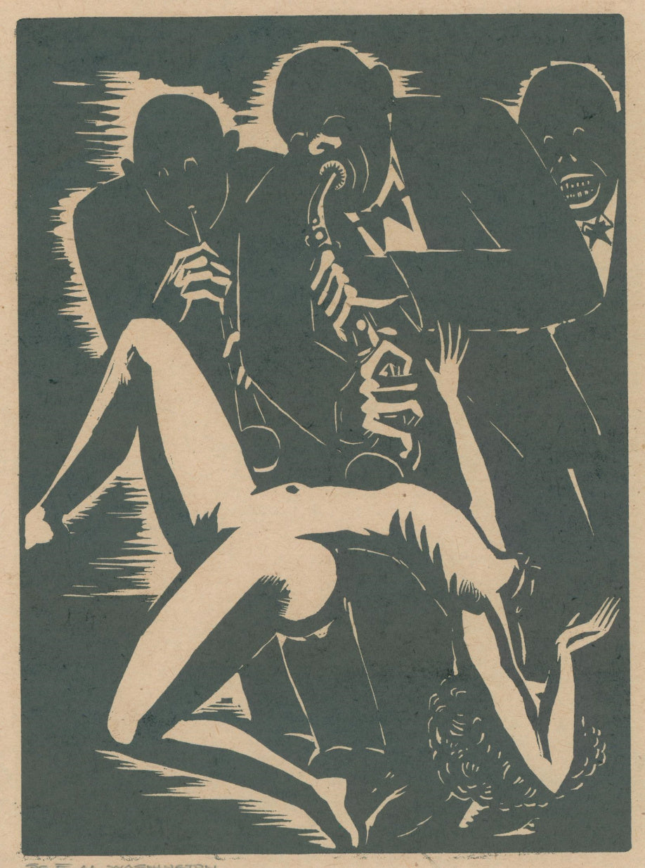 Washington, Earl M., attributed [Jazz Musicians with Nude Dancer]