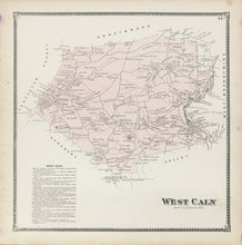 Load image into Gallery viewer, Witmer, A.R.  “West Caln.” From &quot;Atlas of Chester County&quot;

