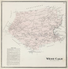 Load image into Gallery viewer, Witmer, A.R.  “West Caln.” From &quot;Atlas of Chester County&quot;
