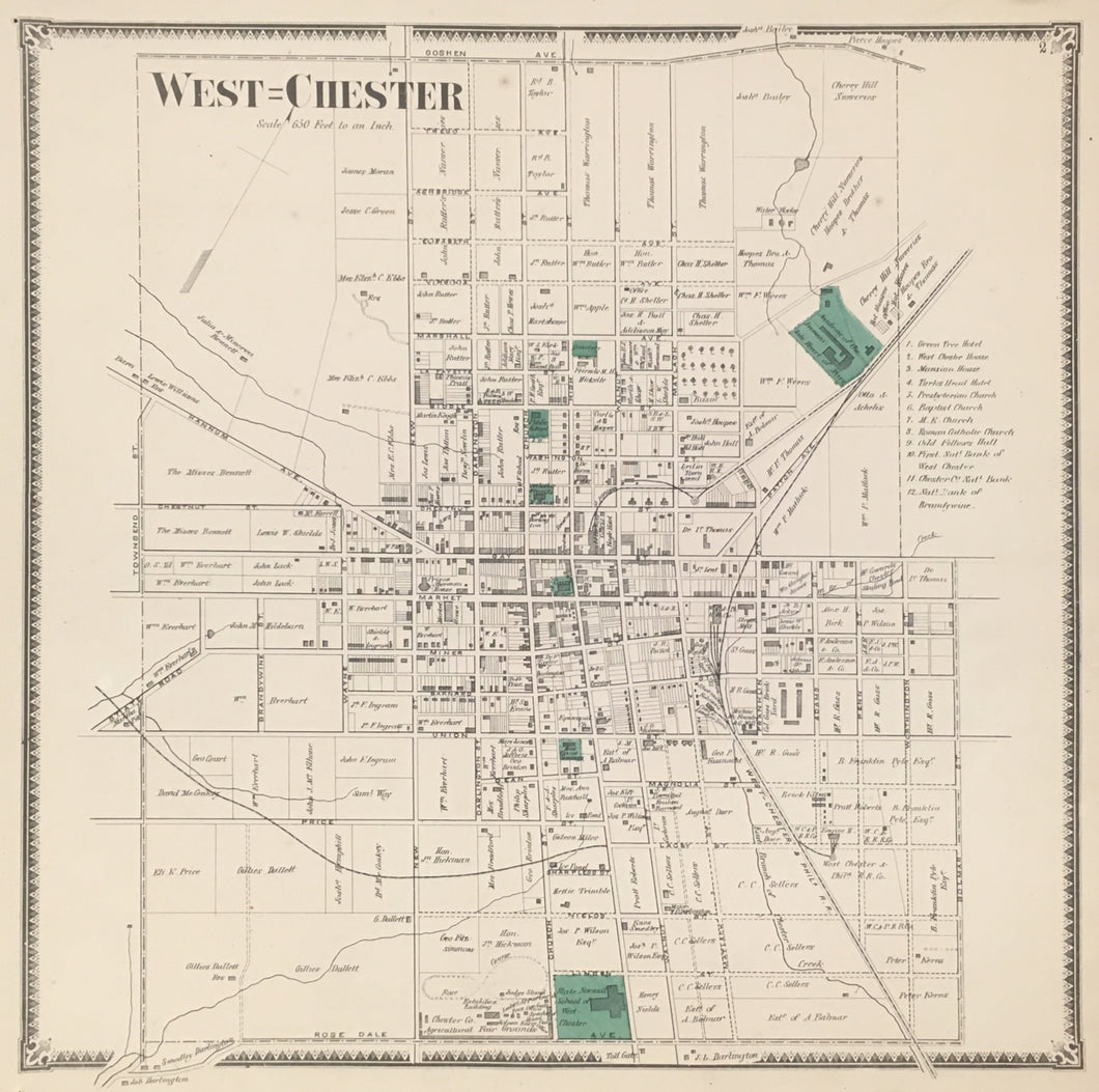 Witmer, A.R.  “West Chester.” From 