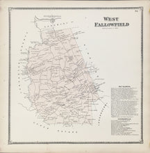 Load image into Gallery viewer, Witmer, A.R.  “West Fallowfield.” From &quot;Atlas of Chester County&quot;
