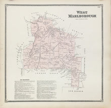Load image into Gallery viewer, Witmer, A.R.  “West Marlborough.” From &quot;Atlas of Chester County&quot;
