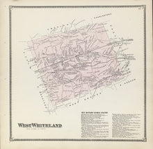 Load image into Gallery viewer, Witmer, A.R.  “West Whiteland.” From &quot;Atlas of Chester County&quot;
