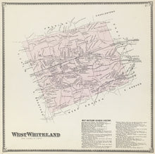 Load image into Gallery viewer, Witmer, A.R.  “West Whiteland.” From &quot;Atlas of Chester County&quot;
