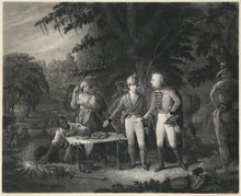 Load image into Gallery viewer, White, John Blake  &quot;Gen. Marion in His Swamp Encampment Inviting a British Officer to Dinner&quot;
