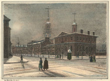 Load image into Gallery viewer, Wild, J.C. “The State House.”  From &quot;Views of Philadelphia and its Vicinity&quot;
