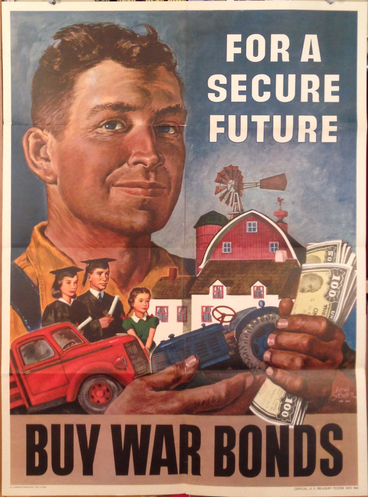 Sewell, Amos “For a Secure Future. Buy War Bonds.”