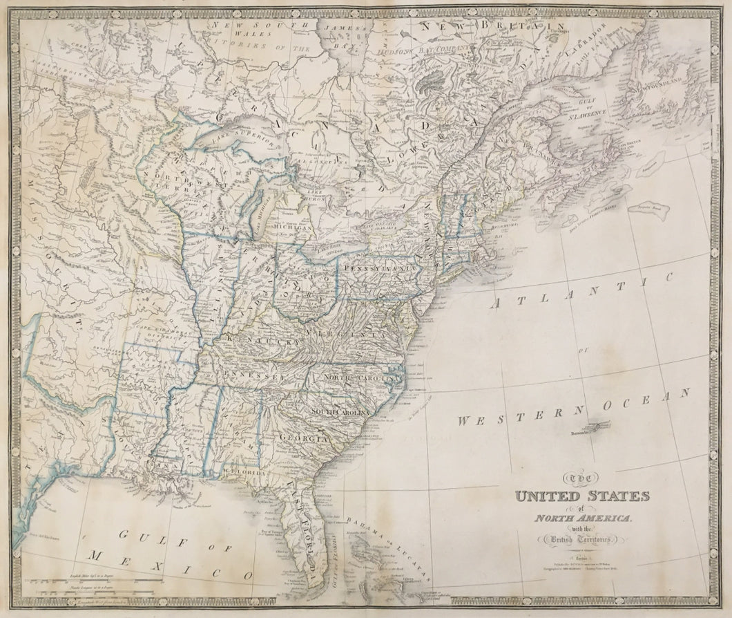 Wyld, James (the younger).  “The United States of North America, with the British Territories.”